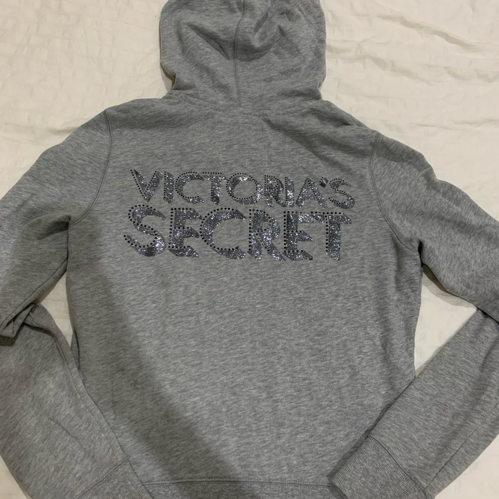 Victoria’s Secret gray zip-up